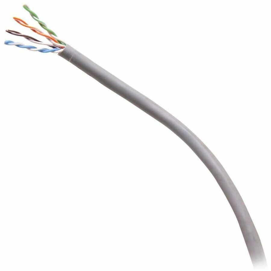 C2G 1000ft (304.8m) TAA-Compliant Cat6 Unshielded (UTP) Ethernet Cable with Solid Conductors-Plenum CMP-Rated - Gray