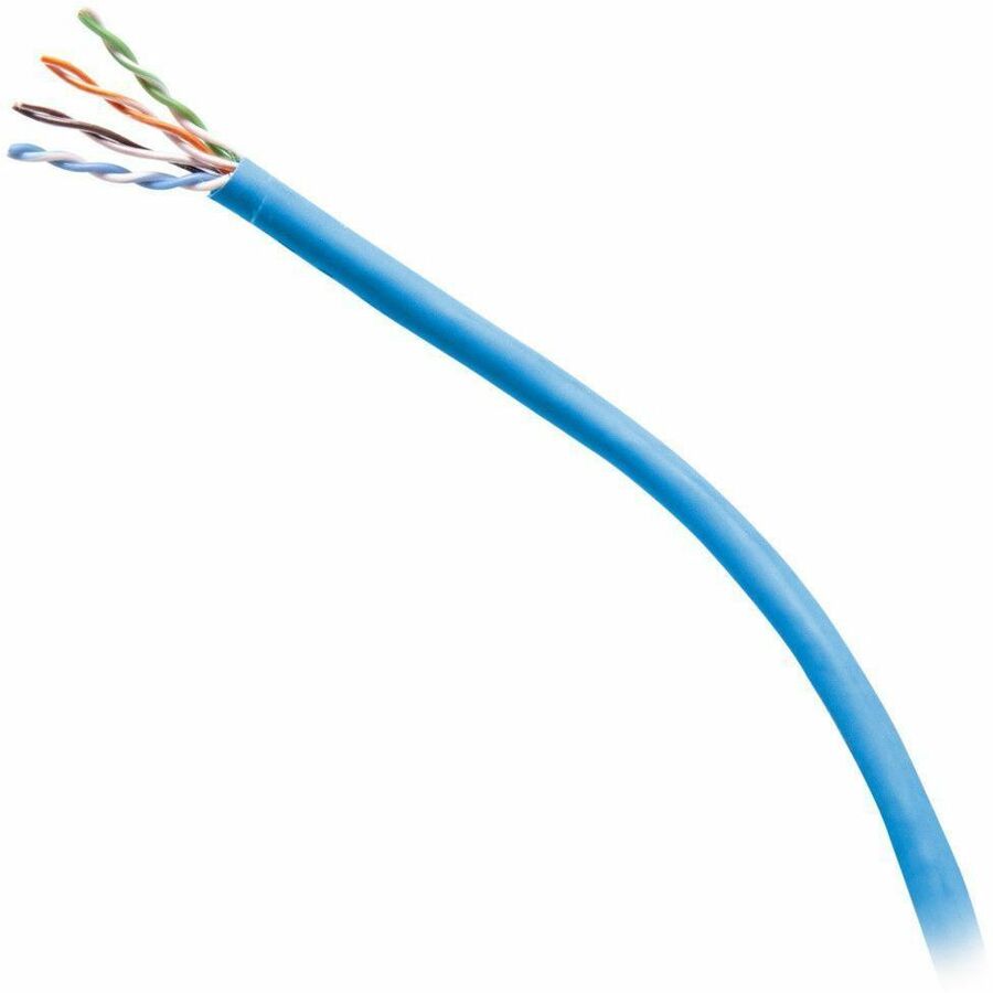 C2G 1000ft (304.8m) TAA-Compliant Cat6 Unshielded (UTP) Ethernet Cable with Solid Conductors-Plenum CMP-Rated - Blue