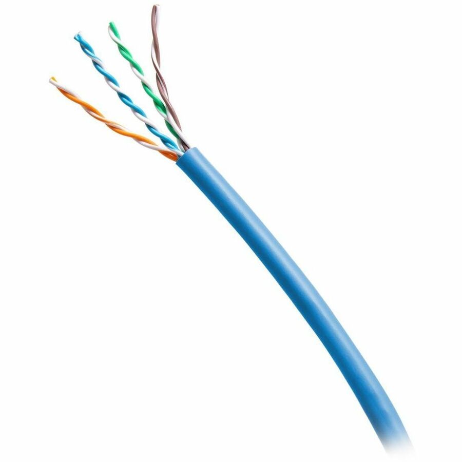 C2G 1000ft (304.8m) TAA-Compliant Cat6a Unshielded (UTP) Ethernet Cable with Solid Conductors-Riser CMR-Rated - Blue