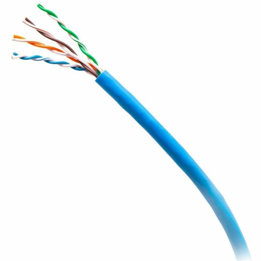 C2G 1000ft (304.8m) TAA-Compliant Cat6a Unshielded (UTP) Ethernet Cable with Solid Conductors-Plenum CMP-Rated - Blue