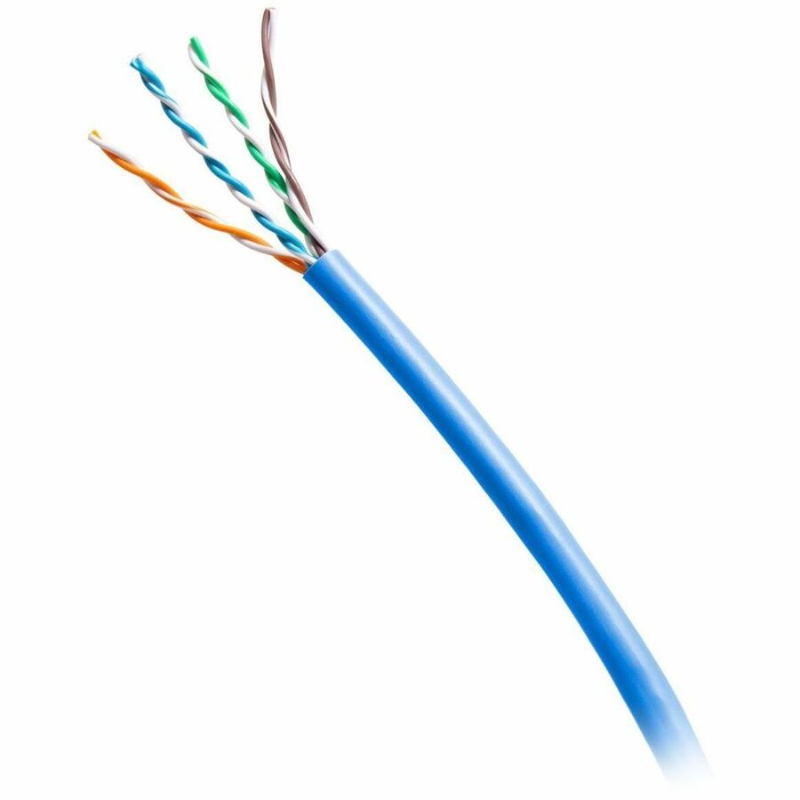 C2G 1000ft (304.8m) TAA-Compliant Cat6 Unshielded (UTP) Ethernet Cable with Solid Conductors-Riser CMR-Rated - Blue