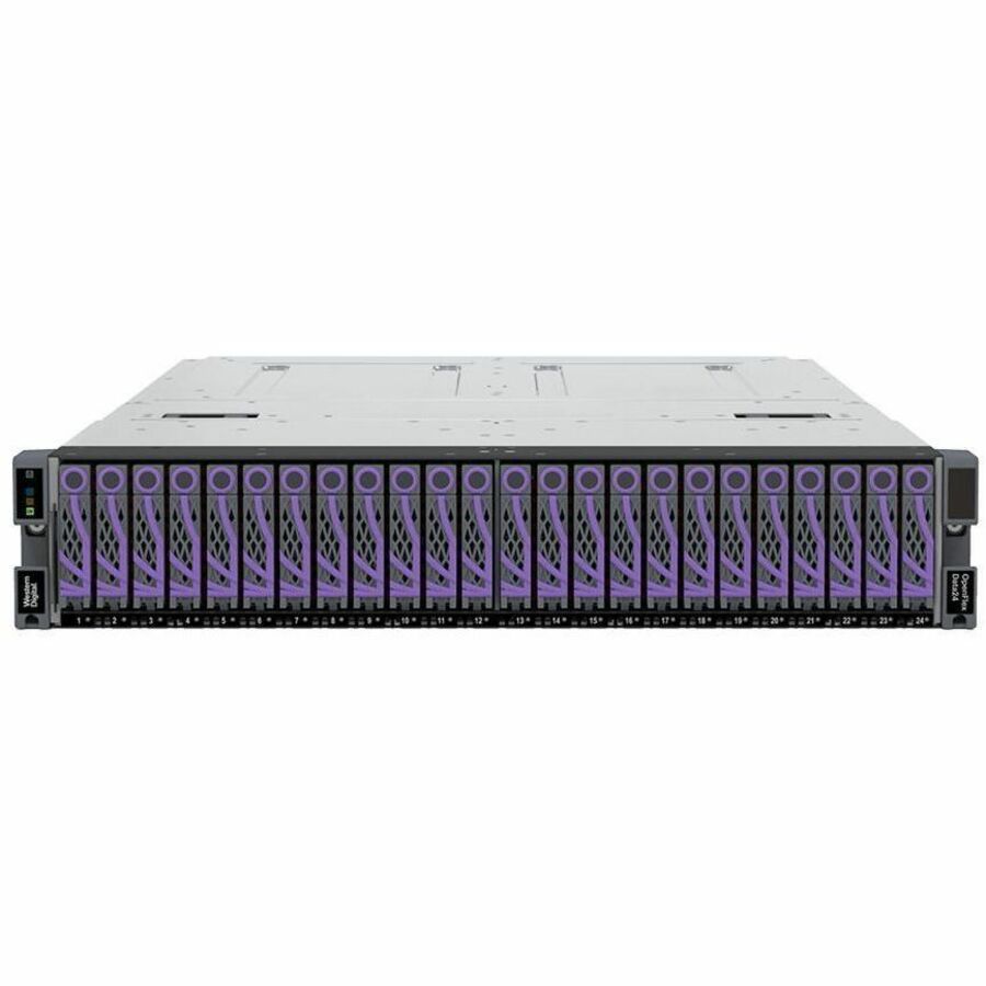 Western Digital OpenFlex Data24-24 Drive Enclosure PCI Express NVMe - 2U Rack-mountable - TAA Compliant