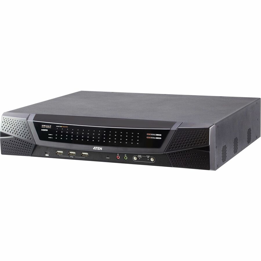 ATEN 1-Local/4-Remote Shared Access 64-Port Multi-Interface Cat 5 KVM over IP Switch - TAA