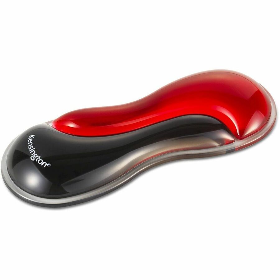 Kensington Slim Duo Gel Mouse/Trackball Wrist Rest - Red
