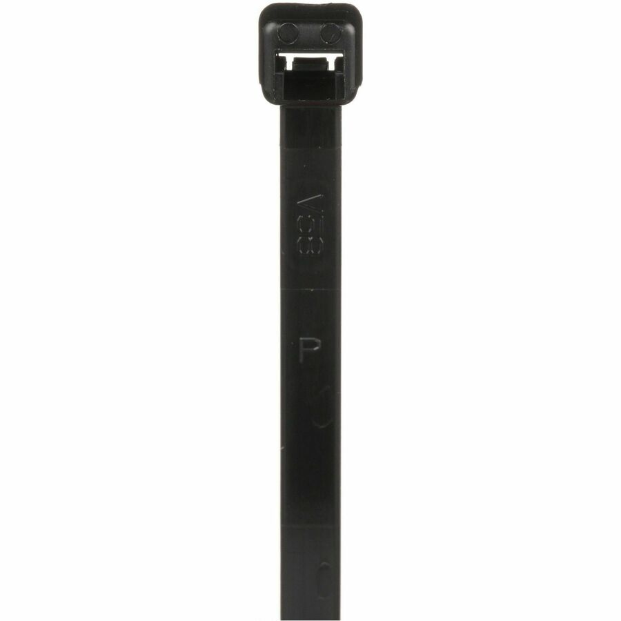 Panduit Cable Tie, Black, UV Nylon 612, 9.8" , 50lb, PK100