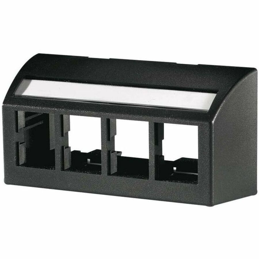 Ortronics TracJack Furniture Plate, Black, T569A Opening