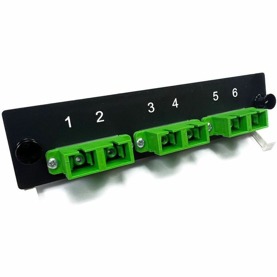 Ortronics Q-Series OFP Adapter Panel 3 SC,Duplex Green, OS2