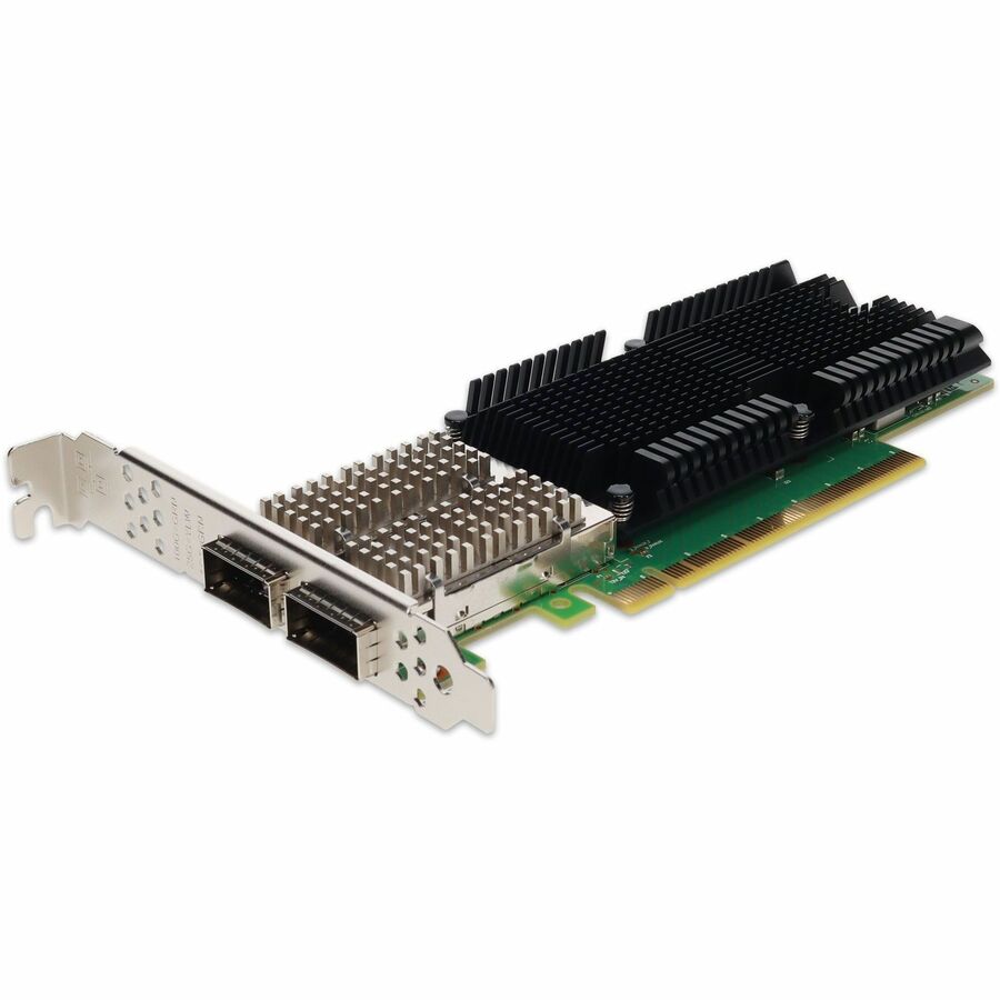 AddOn Mellanox MCX516A-CCAT ConnectX-5 EN Network Interface Card, 100GbE Dual-Port QSFP28, PCIe 3.0 x 16, Tall and Short Bracket based on Intel XL710 Chipset