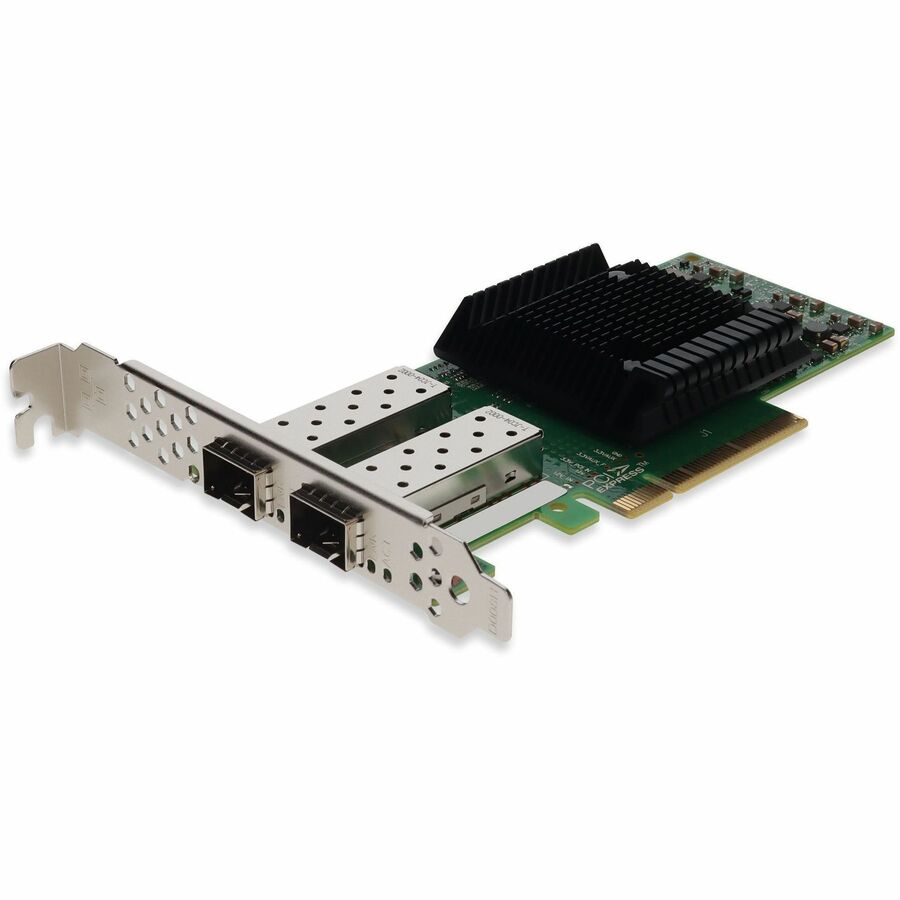 AddOn Mellanox MCX4121A-XCAT ConnectX-4 Lx EN Adapter Card 10Gbe Dual Port SFP+ PCIe x 8, Tall and Short Bracket based on Intel XL710 Chipset