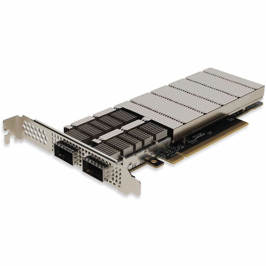 AddOn Mellanox MCX653106A-HDAT ConnectX®-6 InfiniBand/Ethernet Adapter Card 200GbE/HDR, Dual-Port QSFP56, PCIe 4.0 x 16, Tall and Short Bracket
