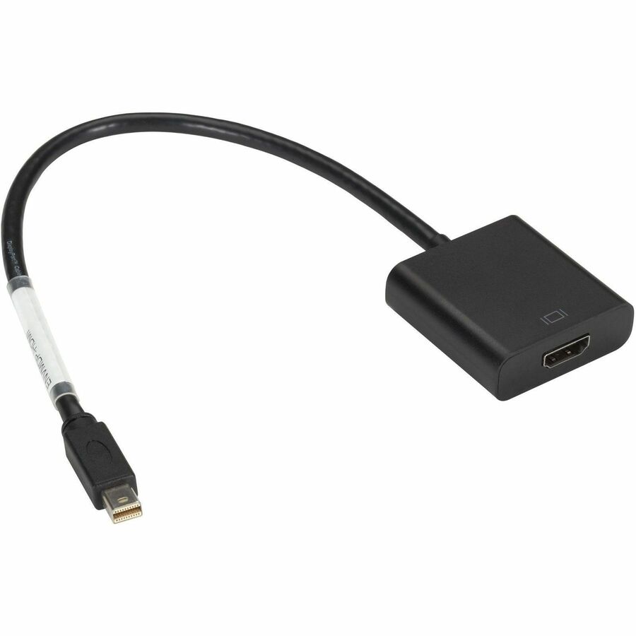 Black Box Mini DisplayPort to HDMI Adapter Dongle - Male/Female, 8-in. (20.3 cm)