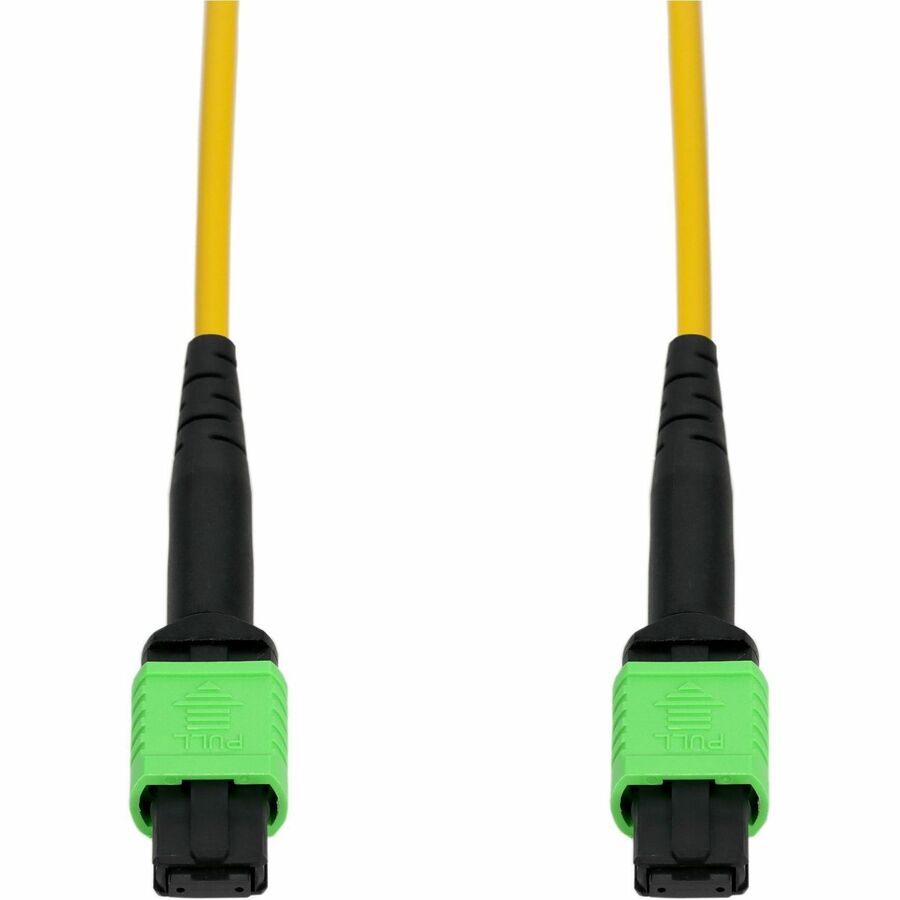 AddOn 7m MPO/APC to MPO/APC Yellow OS2 OFNP (Plenum-Rated) 12-Strand SMF (Single Mode) Fiber Patch Cable, 9/125