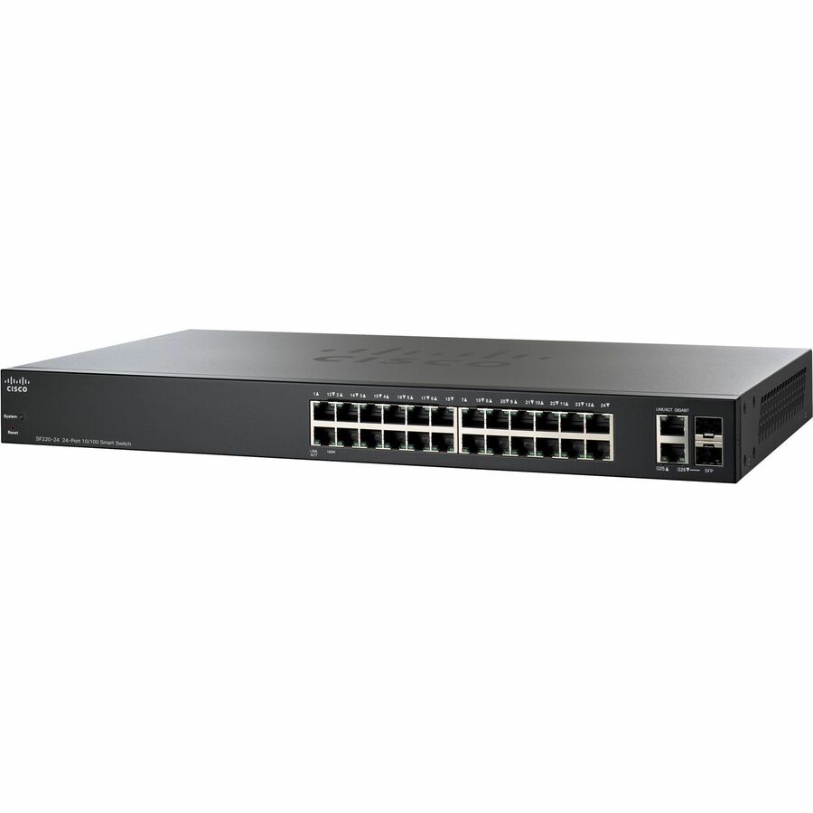Cisco SF220-24 24-Port 10/100 Smart Plus Switch