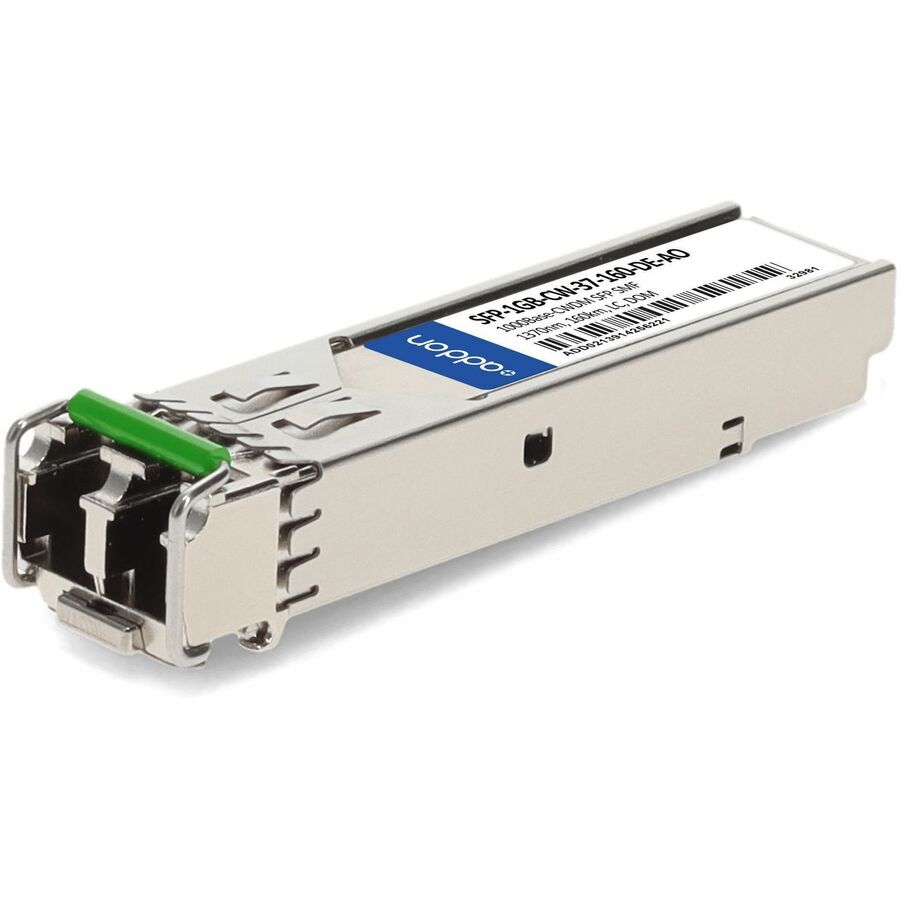 AddOn Dell® Compatible TAA 1000Base-CWDM SFP Transceiver (SMF, 1370nm, 160km, LC, DOM)
