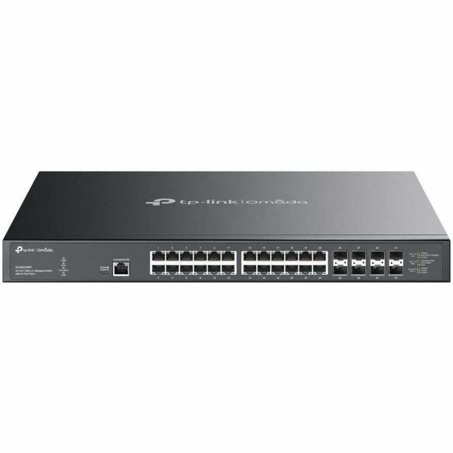 Omada 32-Port 10GE L2+ Managed Switch with 24-Port PoE++