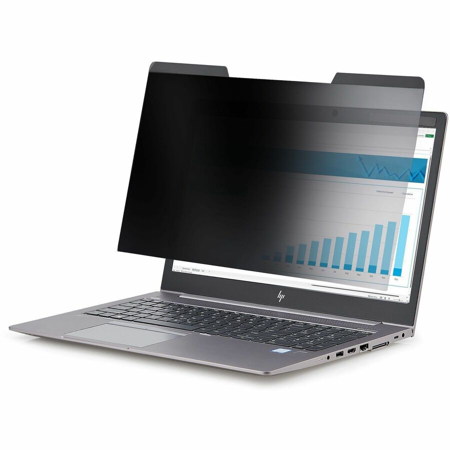 StarTech Magnetic Privacy Screen For 16-Inch 16:10 Laptop, Reversible Filter, Computer Screen Protector, TAA, Blue Light Shield