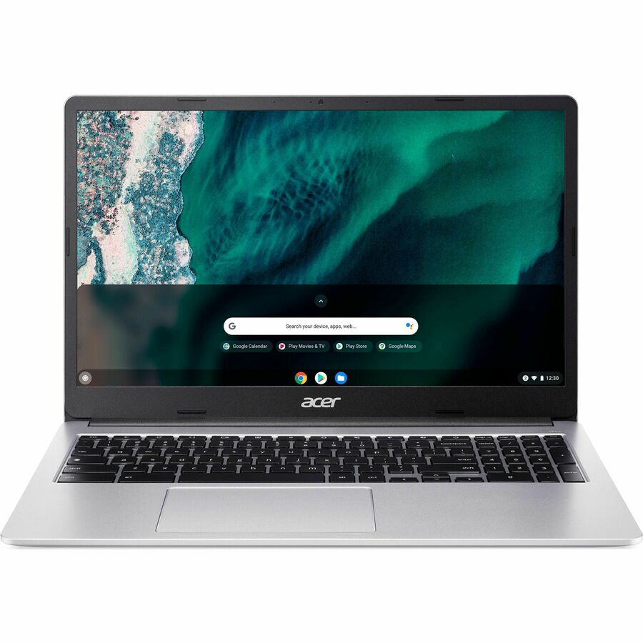 Acer Chromebook 315 CB315-4H CB315-4H-C0BR 15.6" Chromebook - Full HD - 60 Hz - Intel Celeron N4500 - 4 GB - 64 GB Flash Memory - English (US) Keyboard - Silver