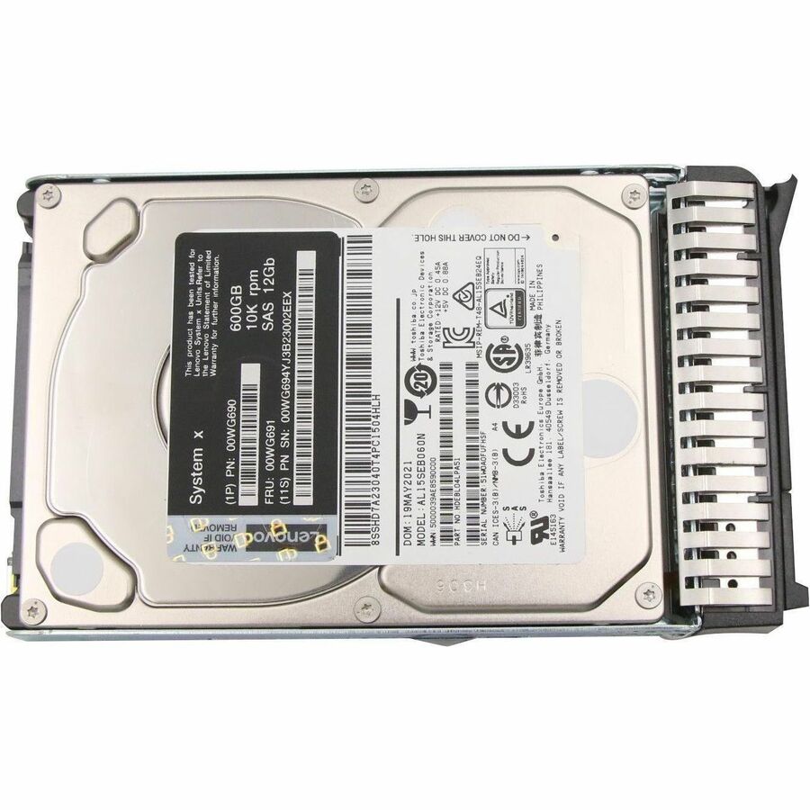 LENOVO DCG SOURCING 600 GB Hard Drive - 2.5" Internal - SAS