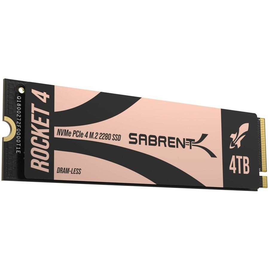 Sabrent Rocket 4 4 TB Solid State Drive - M.2 2280 Internal - PCI Express NVMe (PCI Express NVMe 4.0 x4) - TAA Compliant