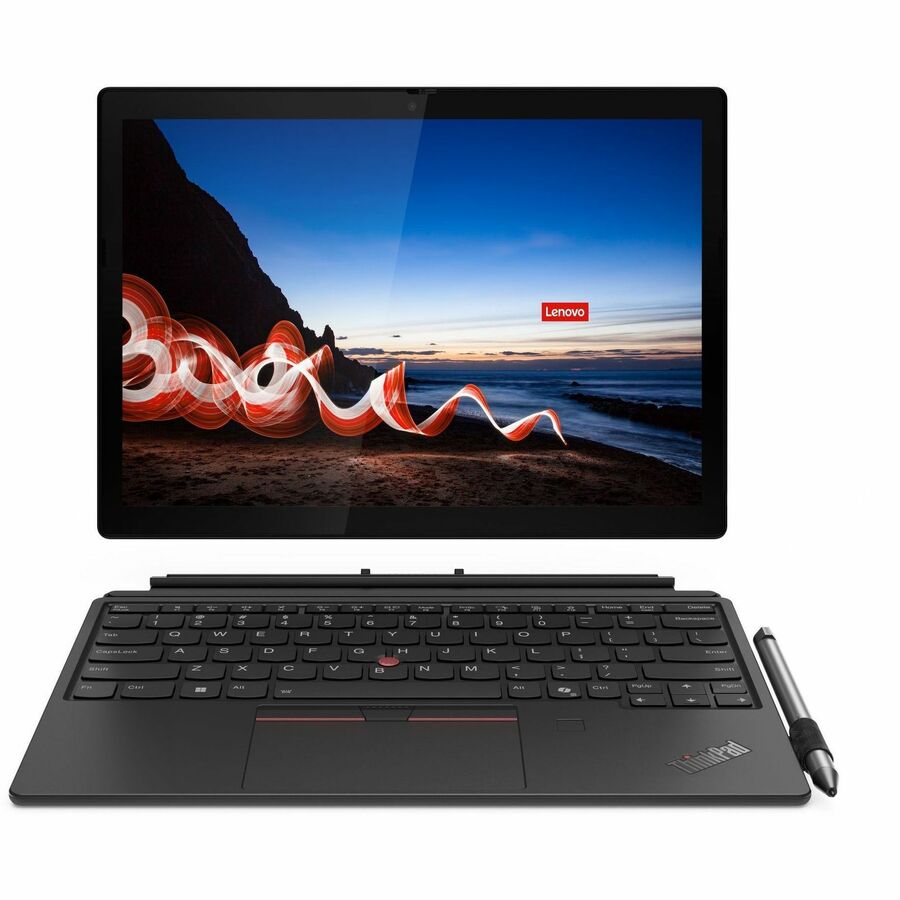 Lenovo ThinkPad X12 Detachable Gen 2 21LK0037US 12.3" Touchscreen Detachable 2 in 1 Notebook - Full HD Plus - Intel Core Ultra 7 164U - vPro Technology - 32 GB - 512 GB SSD - English Keyboard - Black
