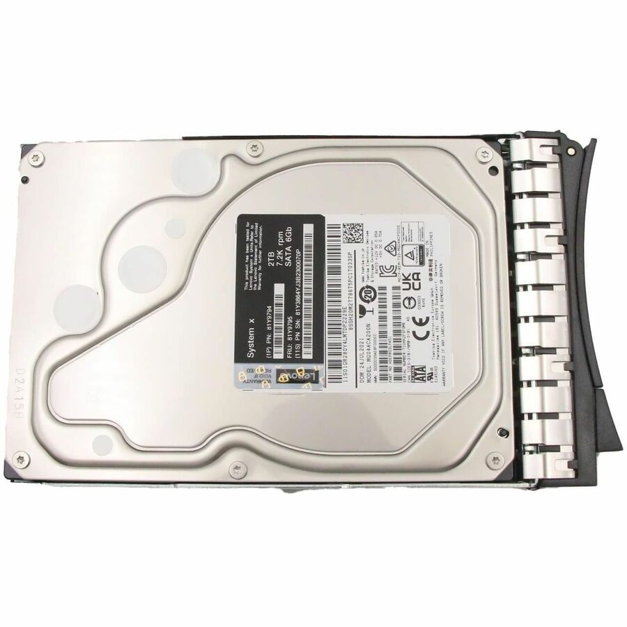 LENOVO DCG SOURCING 2 TB Hard Drive - 3.5" Internal - Near Line SATA (NL-SATA) (SATA/600)