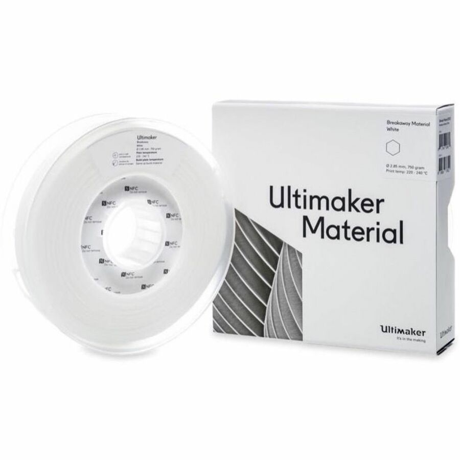 Ultimaker Breakaway Filament White (0.75kg, 1.65lb)