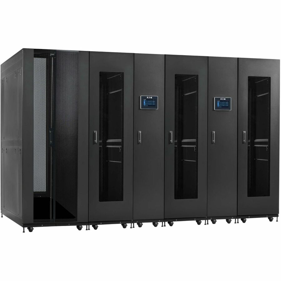 Eaton SmartRack Pre-Configured, Self-Cooling Modular Data Center - 3x 44U Racks, 2x 25 kW AC Units, Service Enclosure