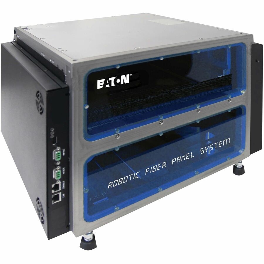 Eaton Robotic Fiber Panel System with Mini Chassis - 204 Multimode LC Fiber Ports, TAA