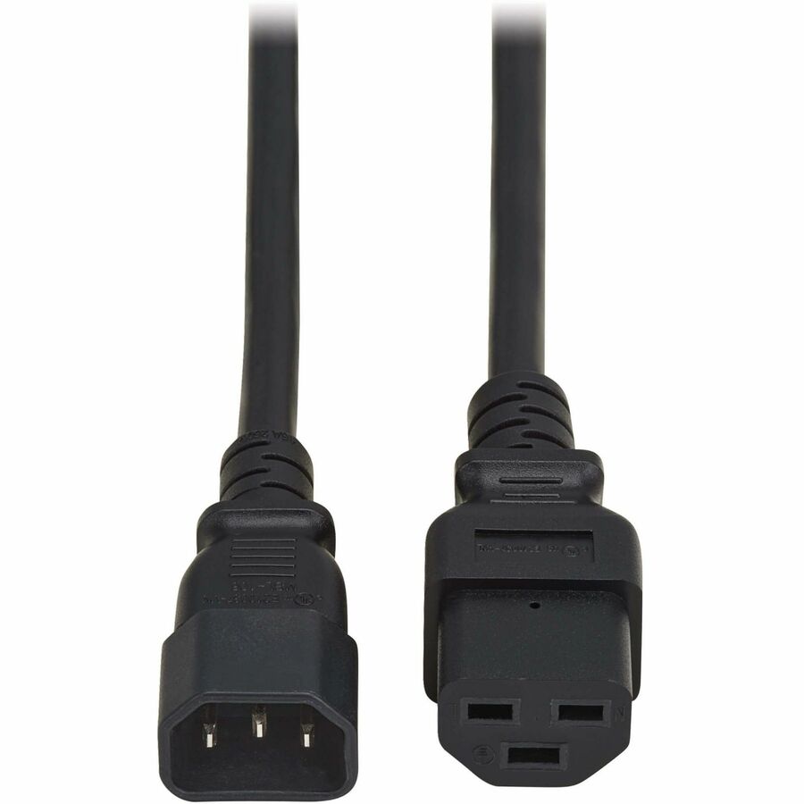 Eaton Tripp Lite Series Power Cord, C14 to C21 - Heavy-Duty, 15A, 250V, 14 AWG, 3 ft. (0.9 m), Black