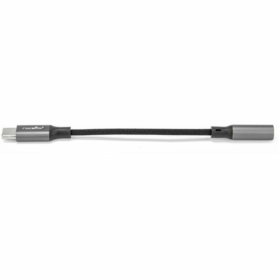 Rocstor Premium USB-C to Hi-Res 3.5mm Audio Adapter DAC 44.1/48/96KHz Sample Rate