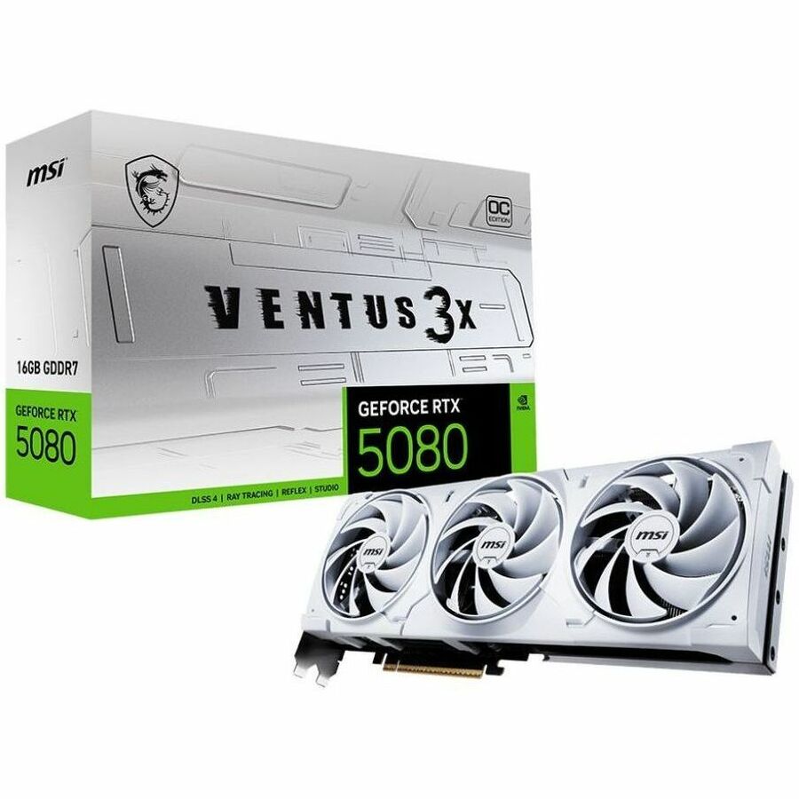 MSI Ventus GeForce RTX 5080 Graphics Card RTX 5080 16G VENTUS 3X