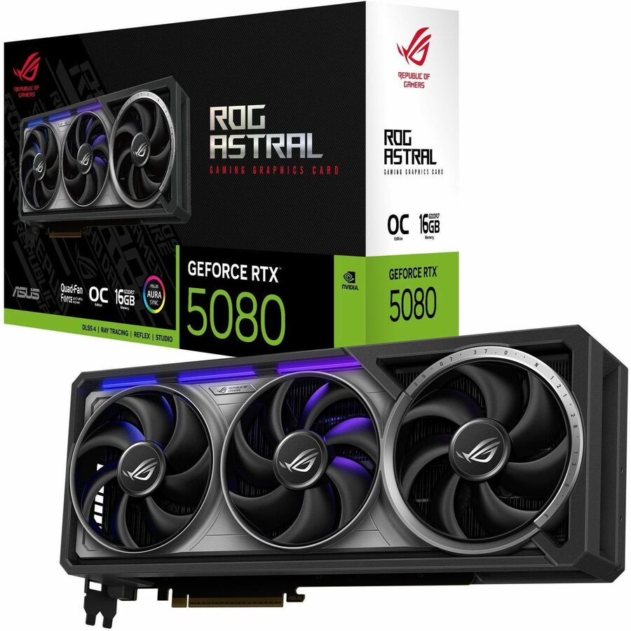 Asus ROG NVIDIA GeForce RTX 5080 Graphic Card - 16 GB GDDR7