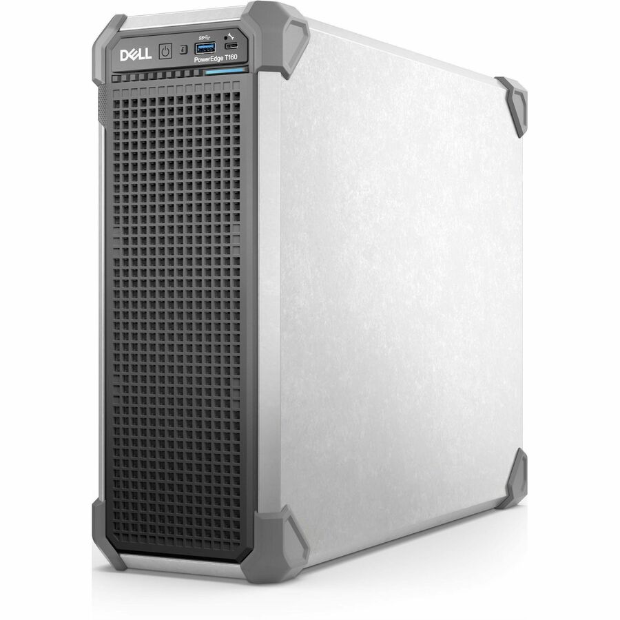 Dell PowerEdge T160 3U Tower Server - 1 x Intel Xeon E-2414 2.60 GHz - 16 GB RAM - 480 GB SSD - Serial ATA/600, 12Gb/s SAS Controller