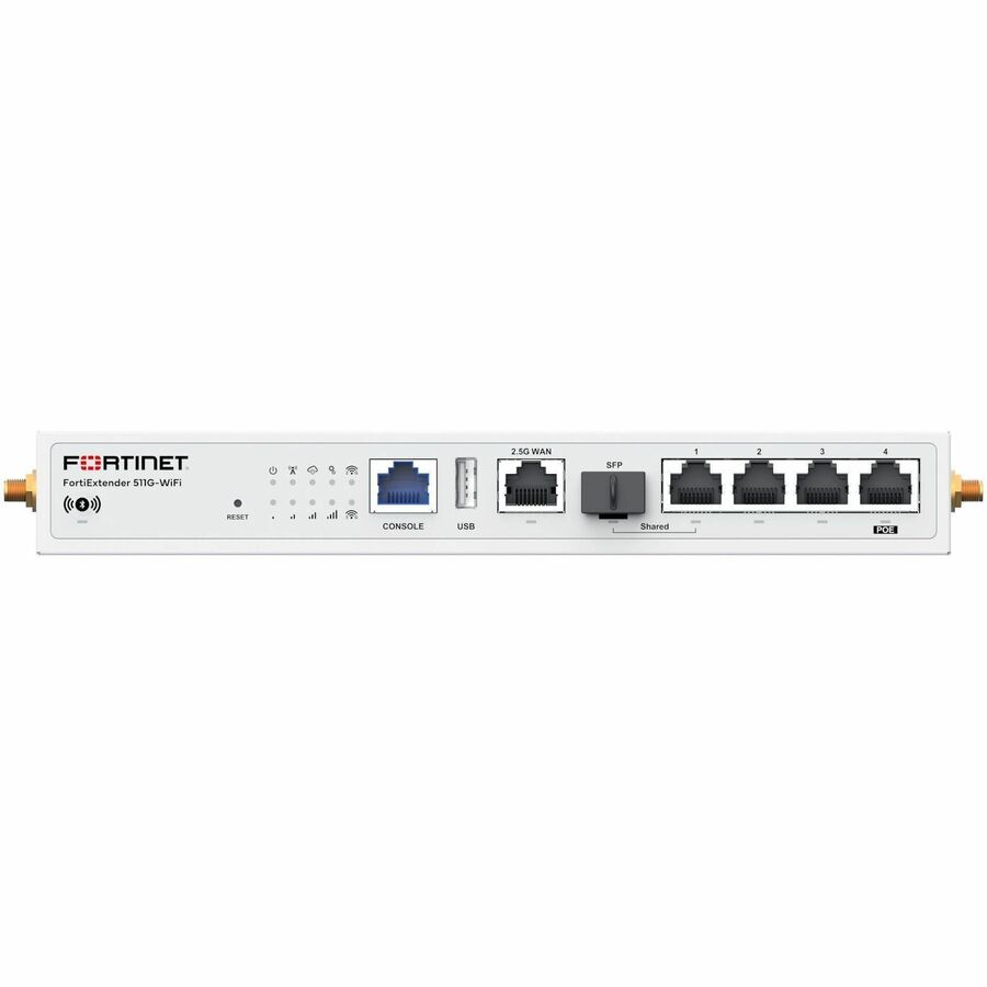 Fortinet FortiExtender FEX-511G-WIFI Wi-Fi 6 IEEE 802.11ax 2 SIM Ethernet, Cellular Modem/Wireless Router
