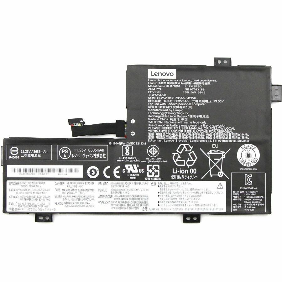 LENOVO DCG SOURCING L17M3PB0 Battery