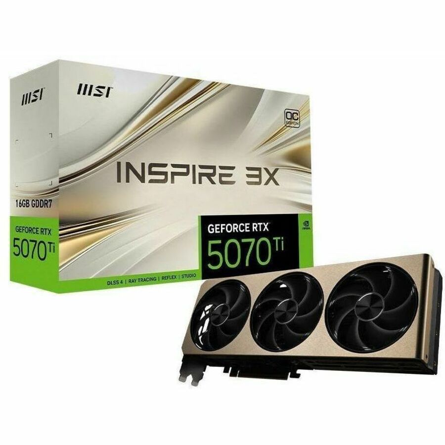 MSI INSPIRE GeForce RTX 5070 Ti Graphics Card RTX 5070 Ti 16G