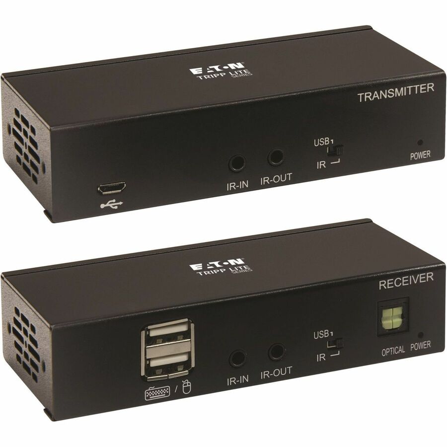 Eaton Tripp Lite Series DisplayPort over Cat6 Extender Kit, Transmitter/Receiver, 4K 60 Hz, 4:4:4, Power over Cable, 230 ft. (70 m), TAA