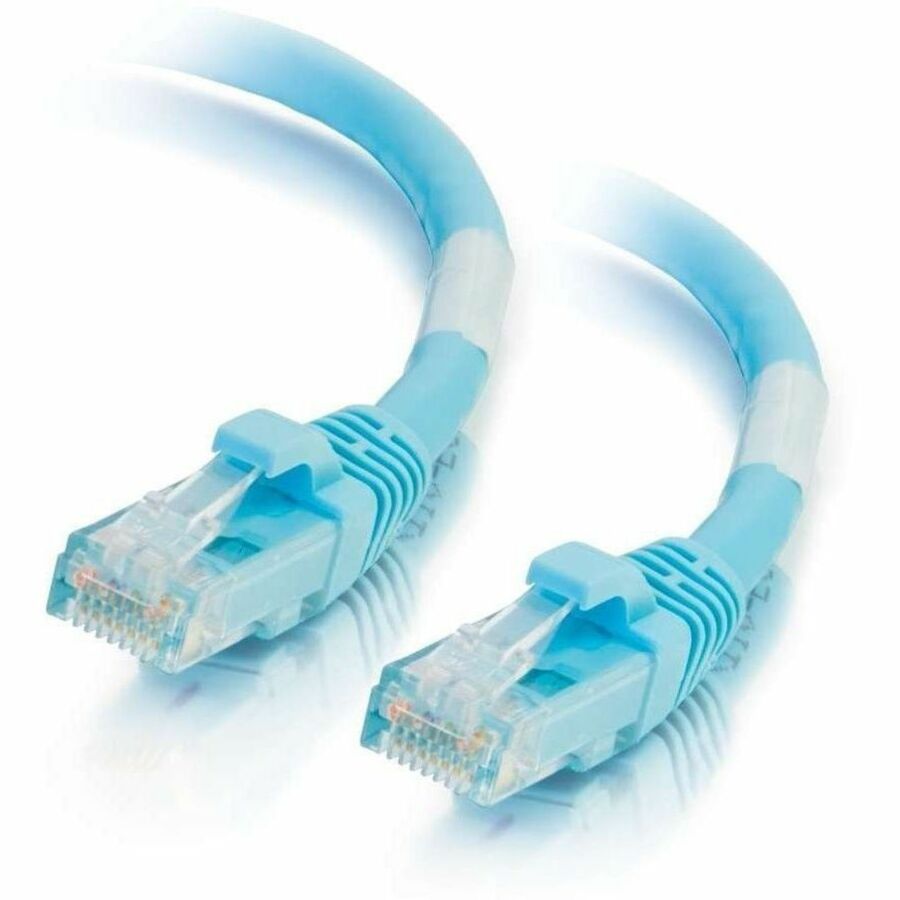 C2G 75ft (22.8m) Cat6a Snagless Unshielded (UTP) Ethernet Network Patch Cable - Aqua
