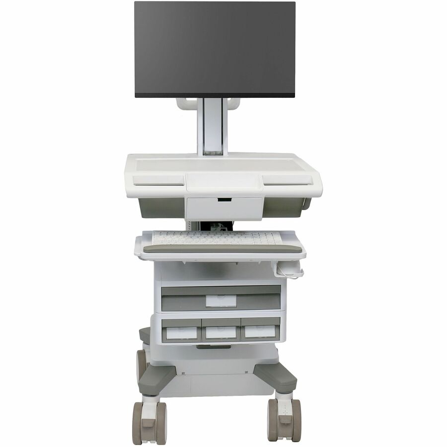 Ergotron Mosaic™ LCD Cart, Tier 2 Std 1x3