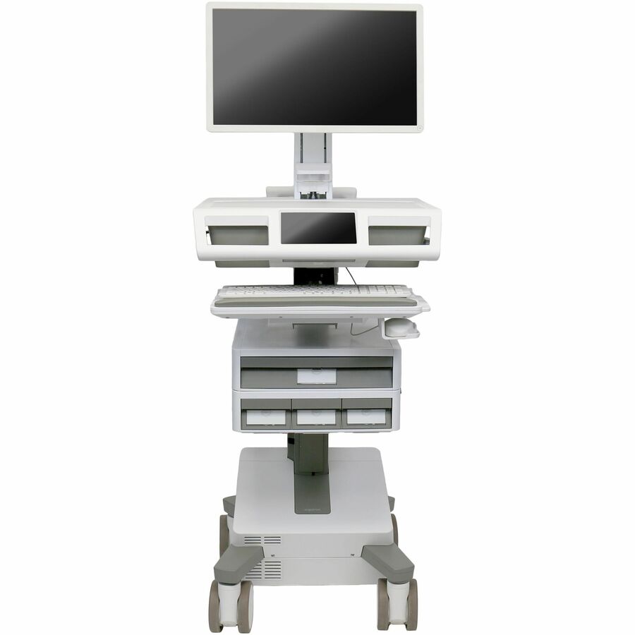 Ergotron Mosaic™ LCD Cart, AC Power, Tier 2 Std 1x3, US/CA/MX