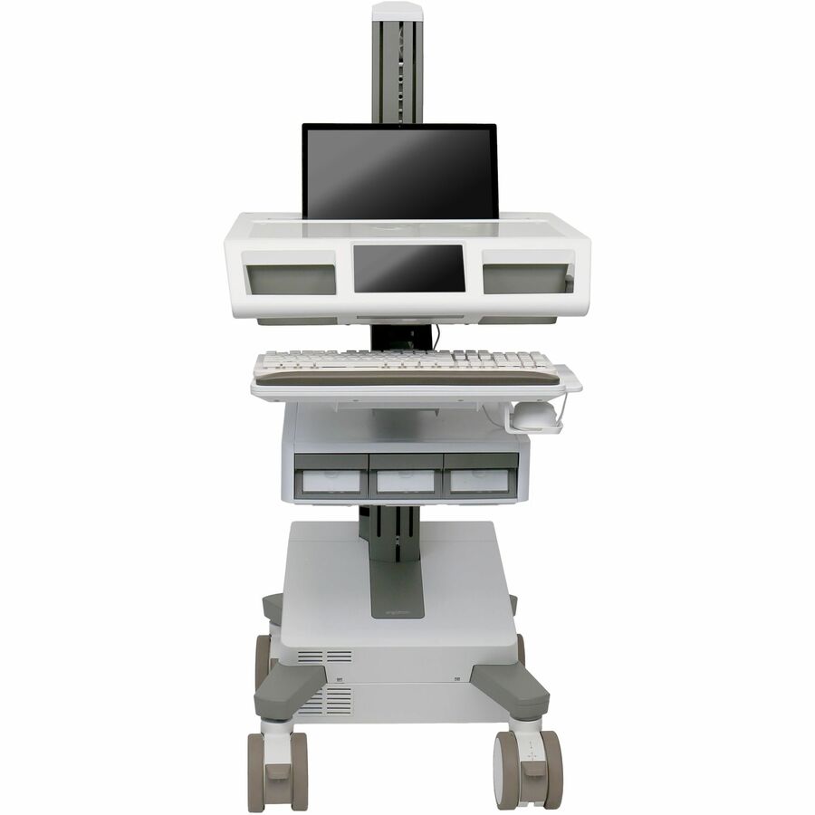Ergotron Mosaic™ Laptop Cart, AC Power, Tier 1 Std 3, US/CA/MX