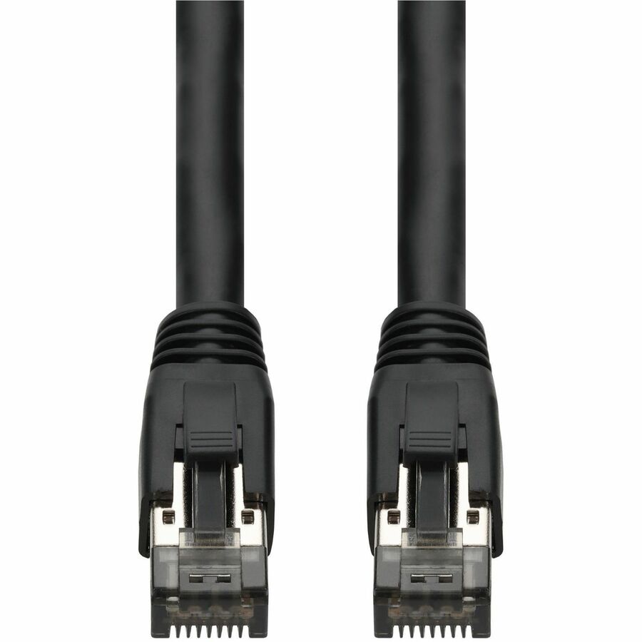 AddOn 2ft Black CAT8 Shielded (S/FTP) PVC Ethernet Cable Snagless Easy Boot RJ-45 M/M CAT 8