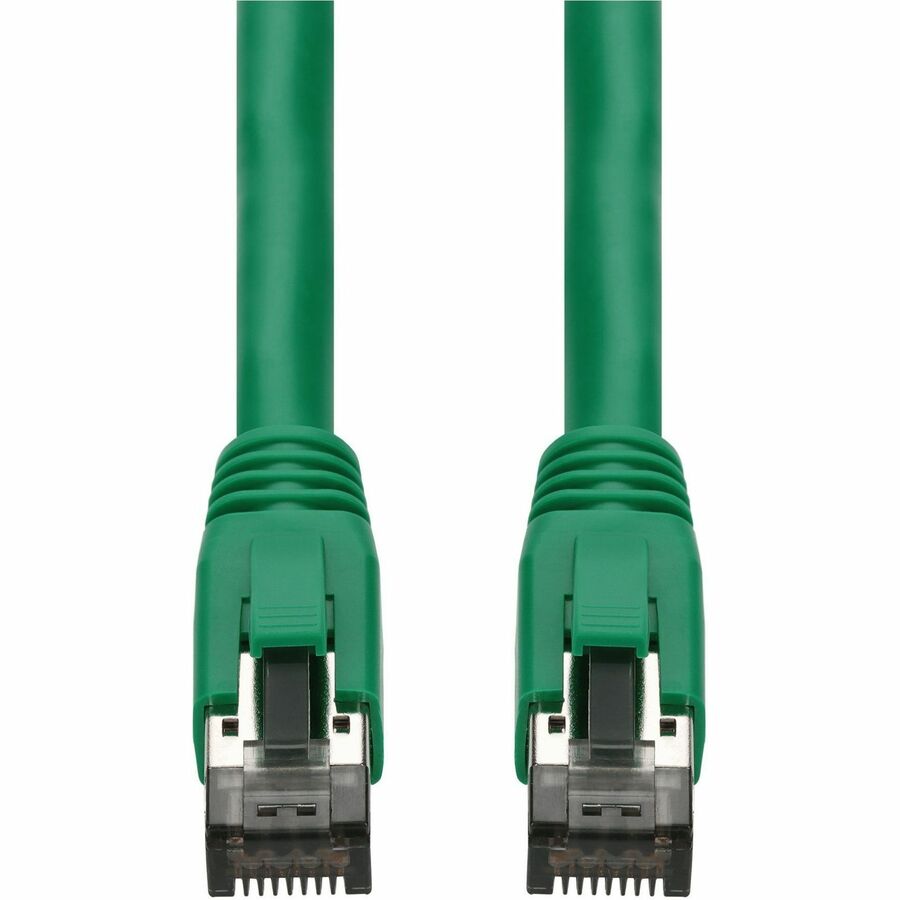 AddOn 1ft Green CAT8 Shielded (S/FTP) PVC Ethernet Cable Snagless Easy Boot RJ-45 M/M CAT 8