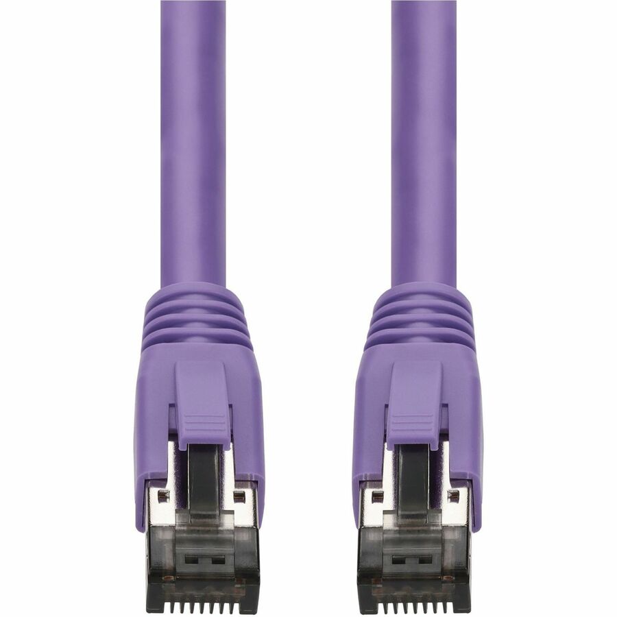 AddOn 1ft Purple CAT8 Shielded (S/FTP) PVC Ethernet Cable Snagless Easy Boot RJ-45 M/M CAT 8