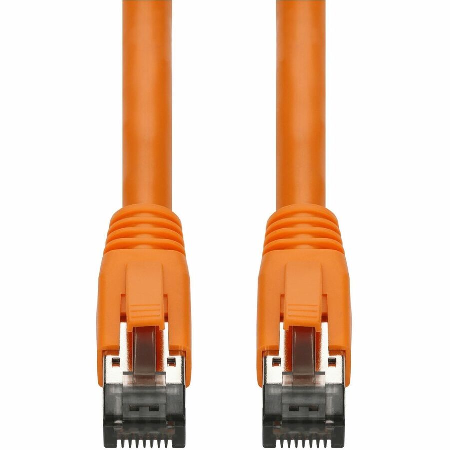 AddOn 2ft Orange CAT8 Shielded (S/FTP) PVC Ethernet Cable Snagless Easy Boot RJ-45 M/M CAT 8