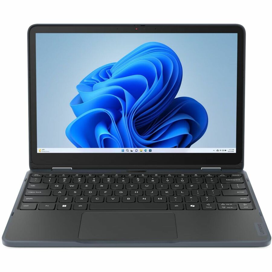 Lenovo 300w Gen 5 83LF0005US 11.6" Touchscreen Convertible 2 in 1 Notebook - HD - 60 Hz - Intel N-Series N150 - 8 GB - 128 GB SSD - English Keyboard - Slate Gray