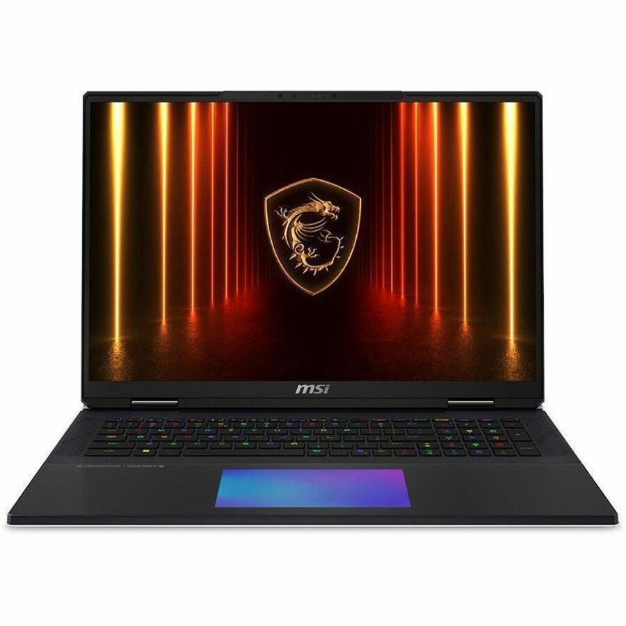MSI Titan 18 HX AI A2XWIG-616US 18" Gaming Notebook - UHD+ - 120 Hz - Intel Core Ultra 9 285HX - 64 GB - 4 TB SSD - Core Black