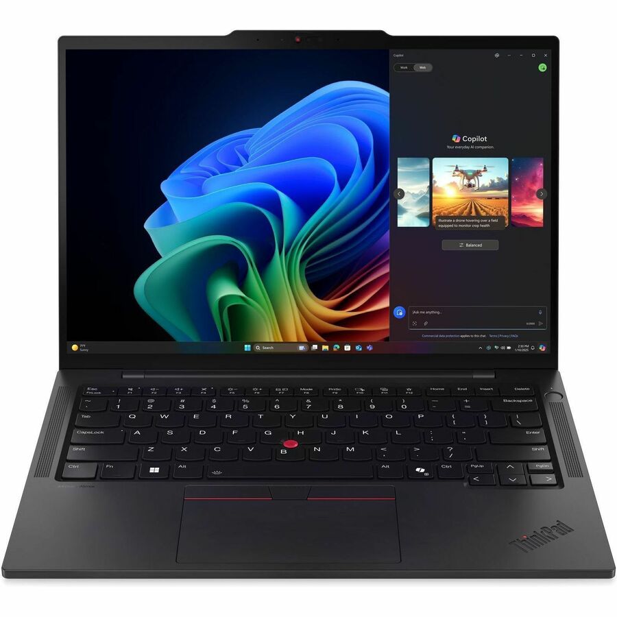 Lenovo ThinkPad T14s Gen 6 21QX000NUS 14" Touchscreen Copilot+ PC Notebook - WUXGA - 60 Hz - Intel Core Ultra 7 268V - 32 GB - 1 TB SSD - English Keyboard - Black