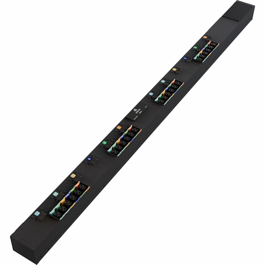 Vertiv PowerIT VP1NA0A0 Basic High Density rPDU, Vertical, Three Phase, 24 Combination C13/C19 Outlets, 80A, 1~ 240V/3~ 208V, 0U