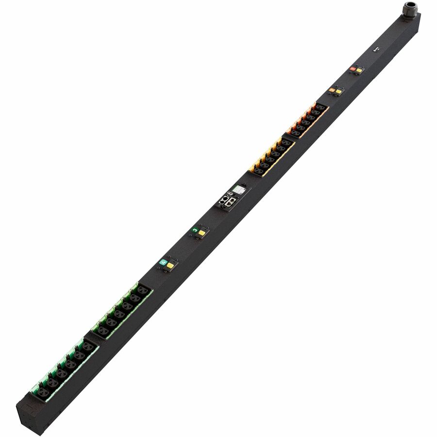 Vertiv PowerIT VP4U60A1 Upgradeable Monitored Input Level HD rPDU, Vertical, Single Phase, 24 Combination C13/C19 Outlets, 60/63A, 240V, 0U
